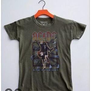 ACDC* Blow Up Your Video T-Shirt * Vinyl Icons Metal Glam *M